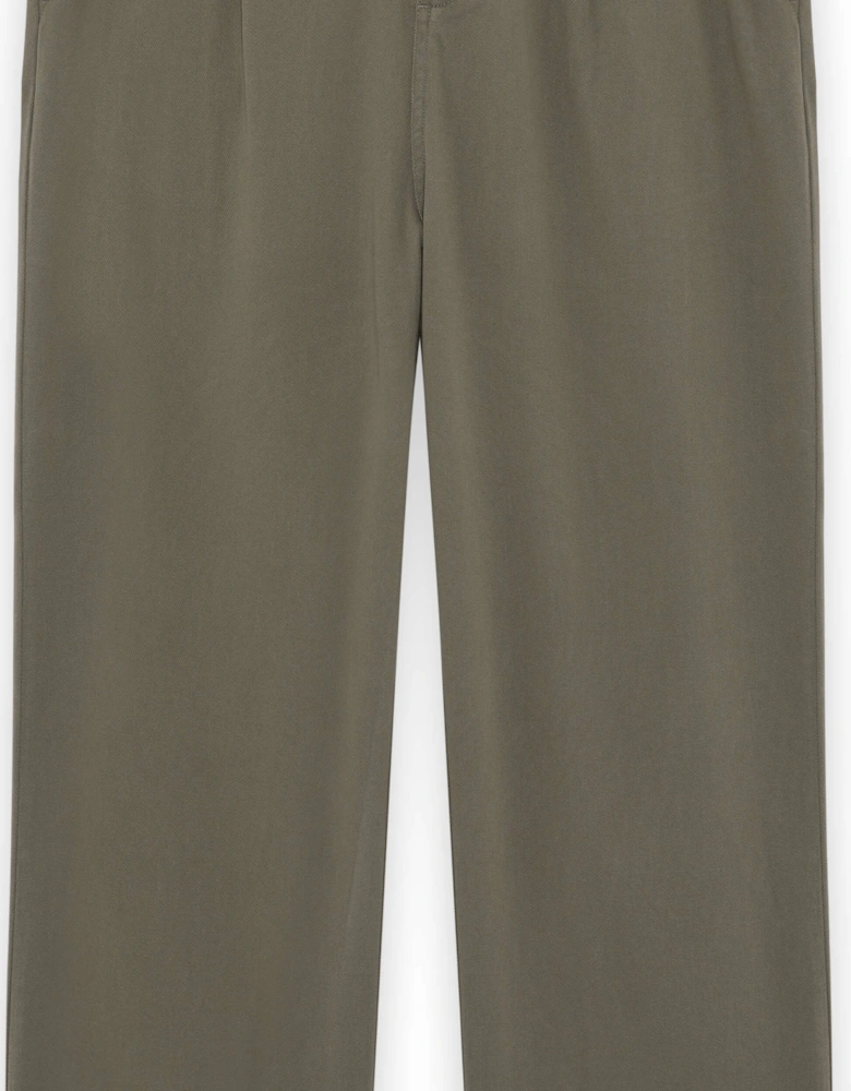 Washed Pleated Trousers