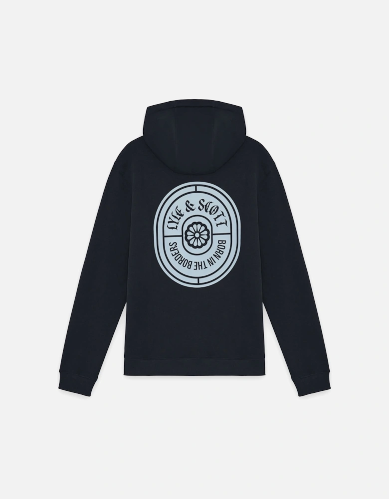 Graphic Badge Cotton Hoodie