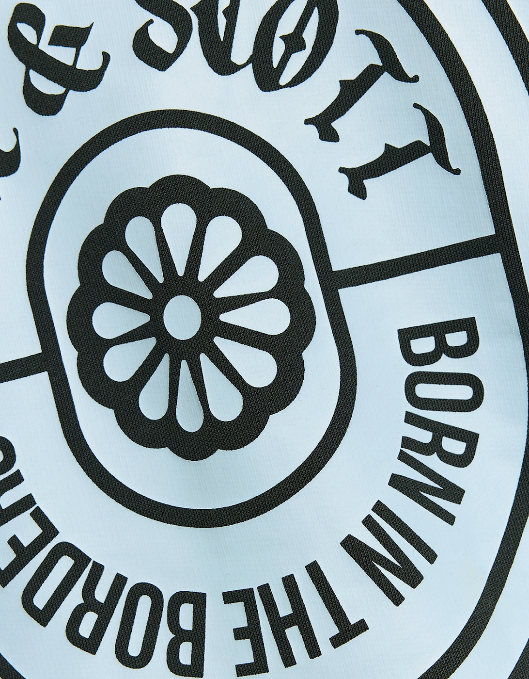 Graphic Badge Cotton Hoodie