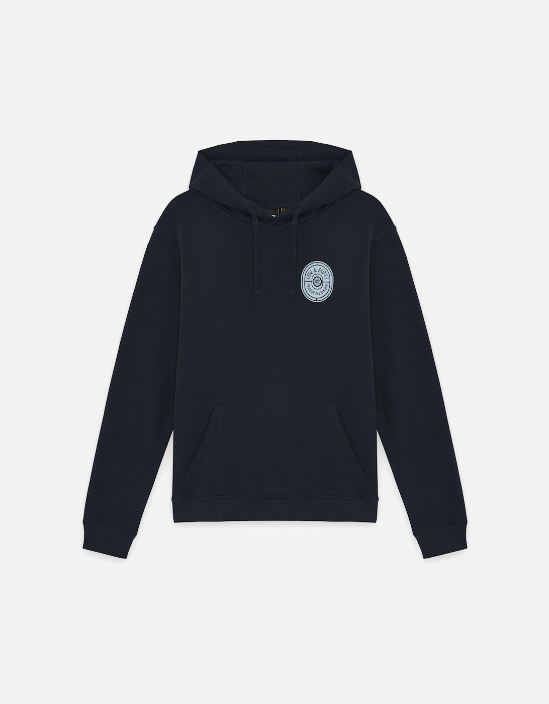 Graphic Badge Cotton Hoodie