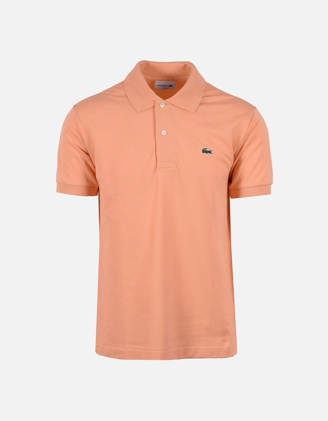 L.12.12 Piqu?? Cotton Polo Peach, 4 of 3