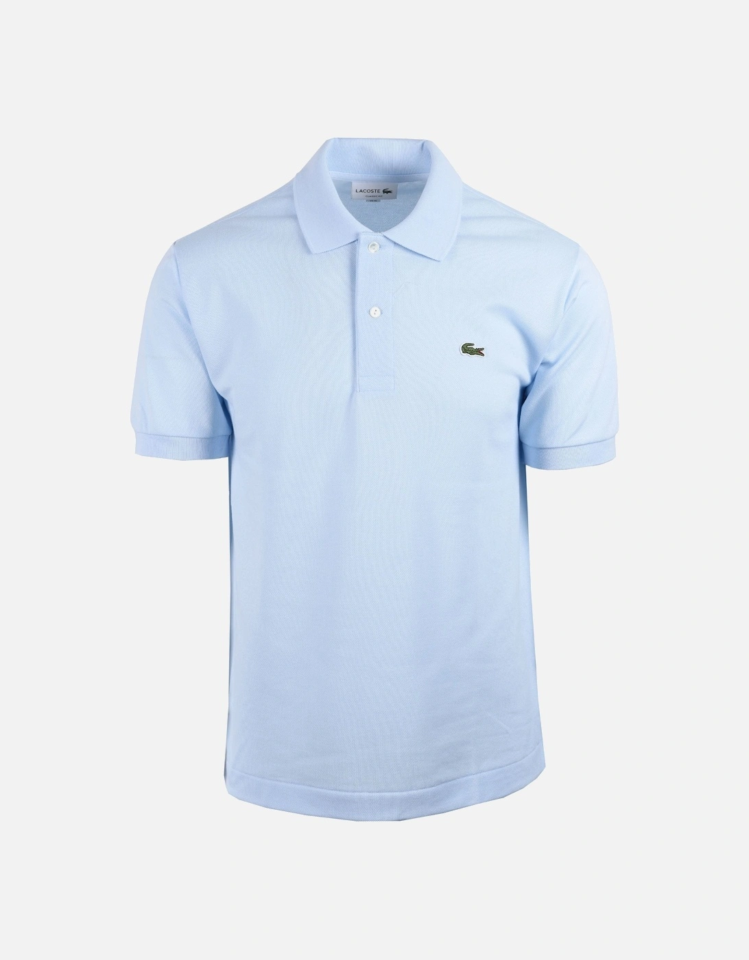 L.12.12 Piqu?? Cotton Polo Light Blue, 4 of 3