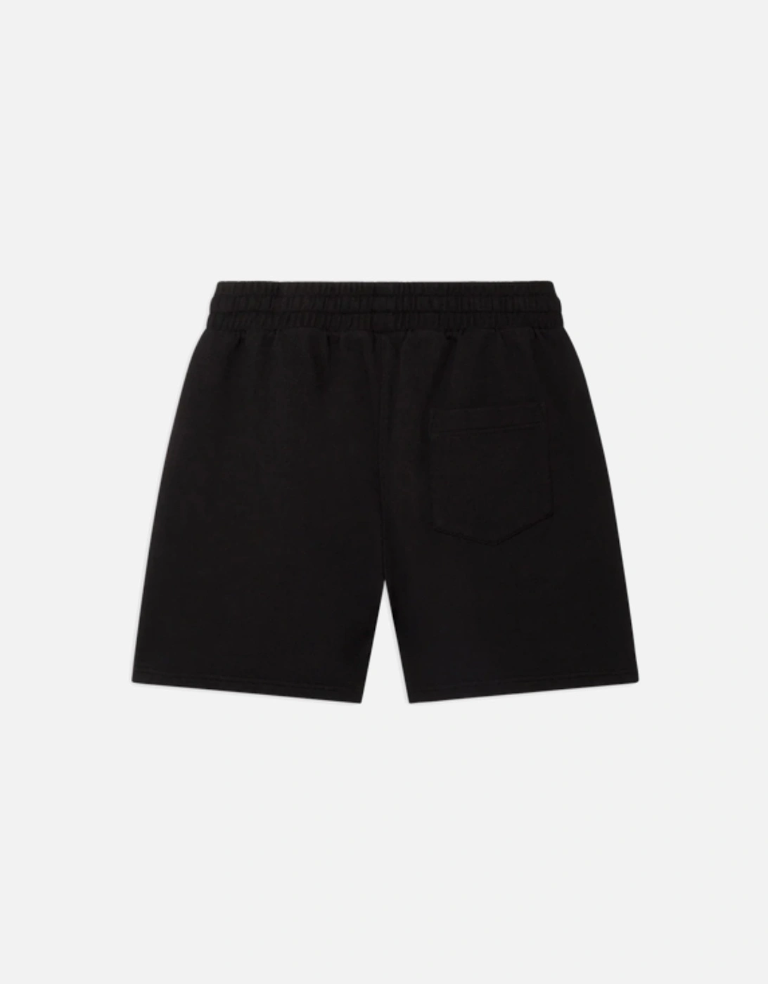 EMBROIDERED L'ARCHE DU DESERT SWEAT SHORTS BLACK