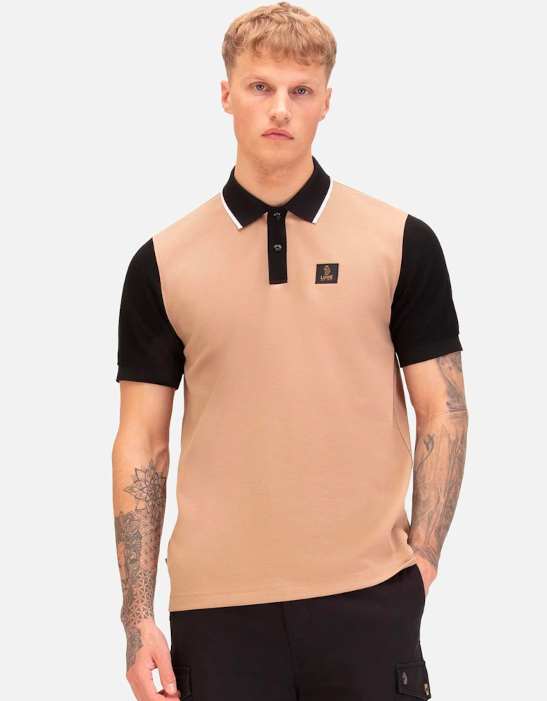 Saddleworth Short Sleeve polo shirt fawn