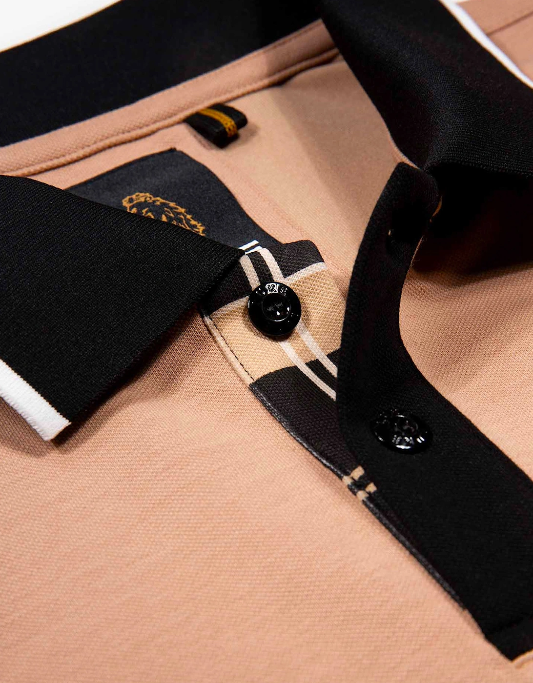 Saddleworth Short Sleeve polo shirt fawn