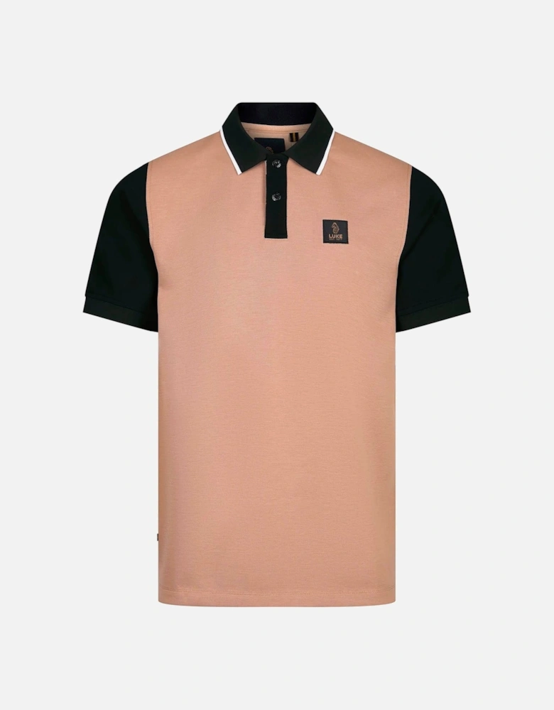 Saddleworth Short Sleeve polo shirt fawn