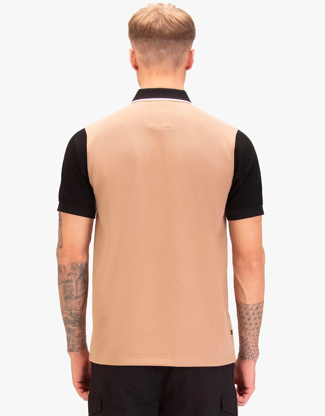 Saddleworth Short Sleeve polo shirt fawn