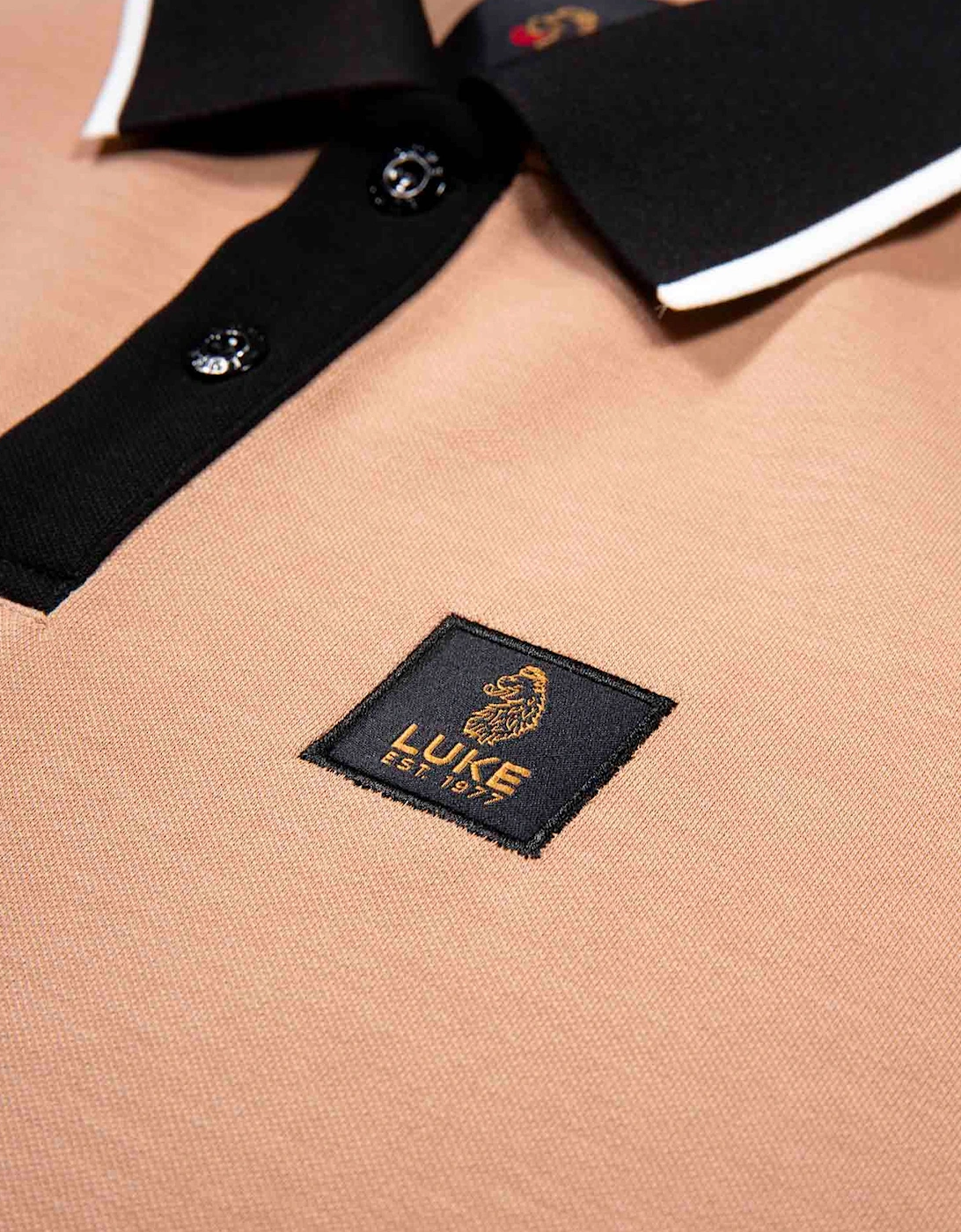 Saddleworth Short Sleeve polo shirt fawn