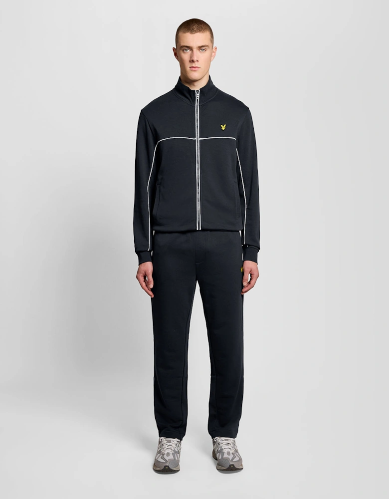 Straight Leg Piped Track Pants