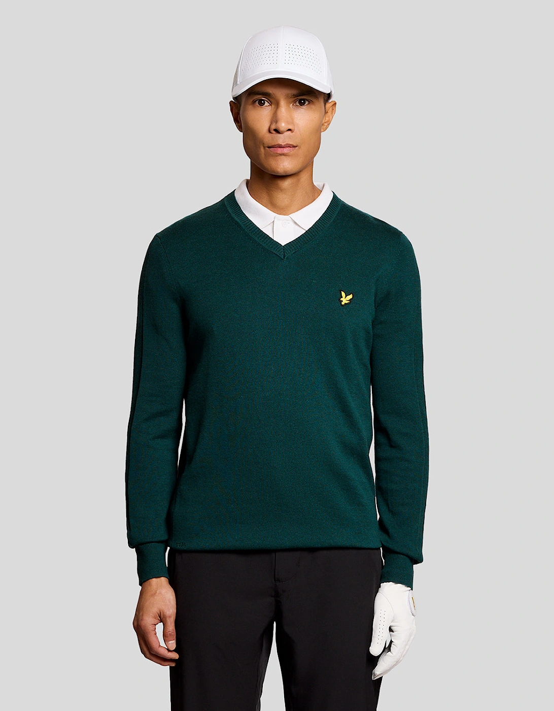 Cotton Blend V-Neck Jumper, 7 of 6