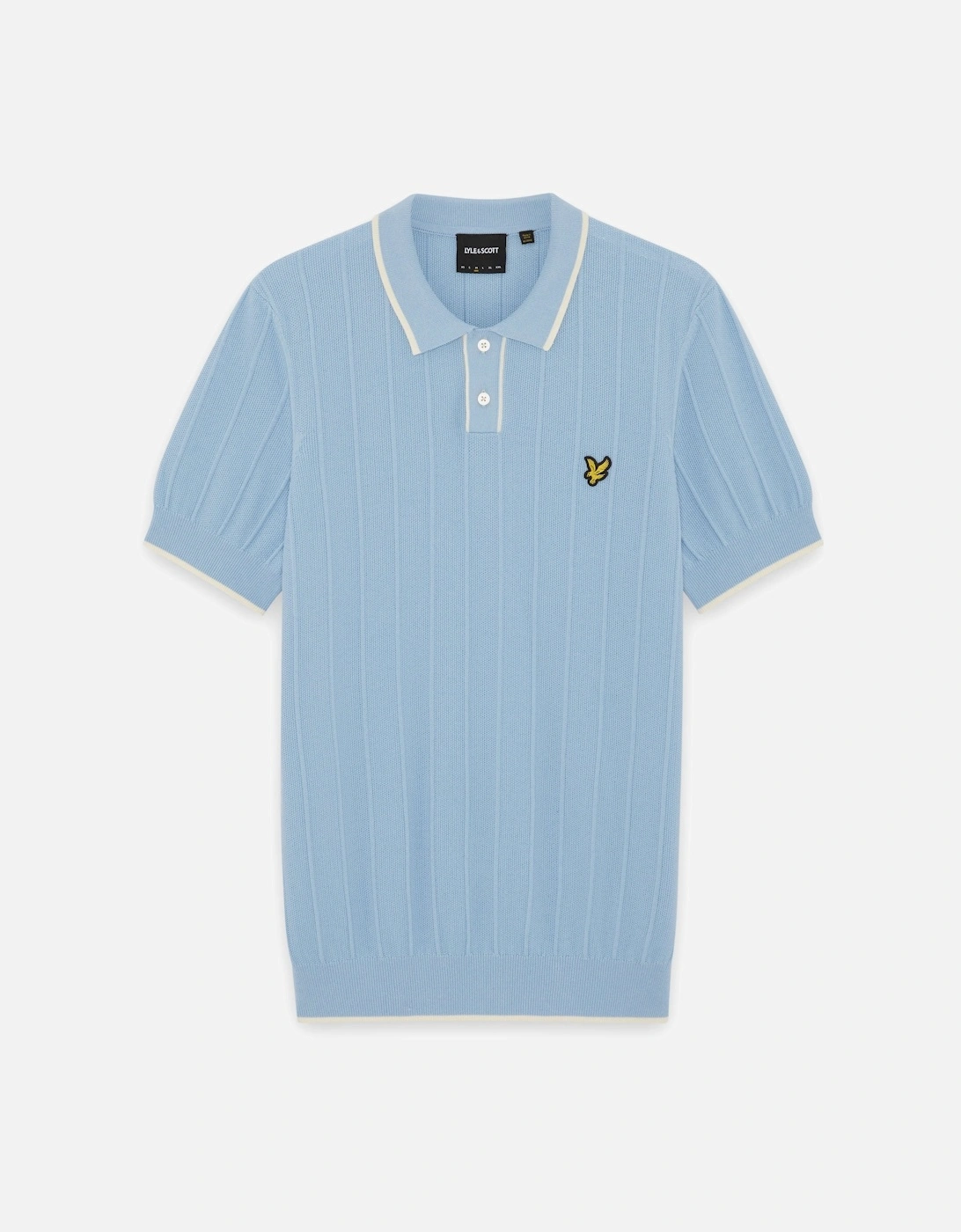 Tipped Pique Knitted Polo Shirt