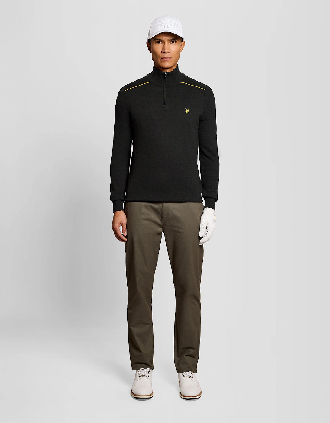 Cotton Tipped 1/4 Zip Jumper