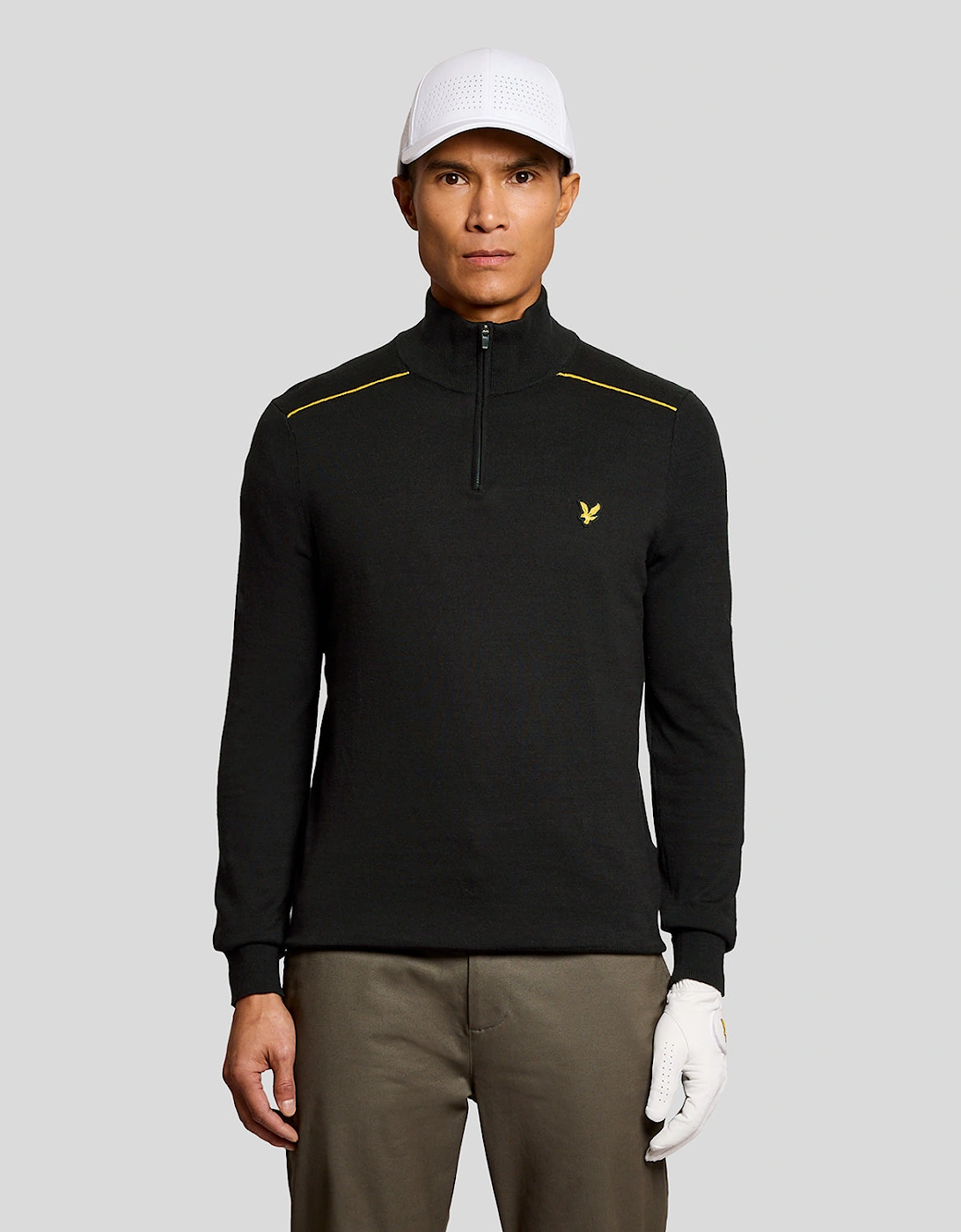 Cotton Tipped 1/4 Zip Jumper, 7 of 6
