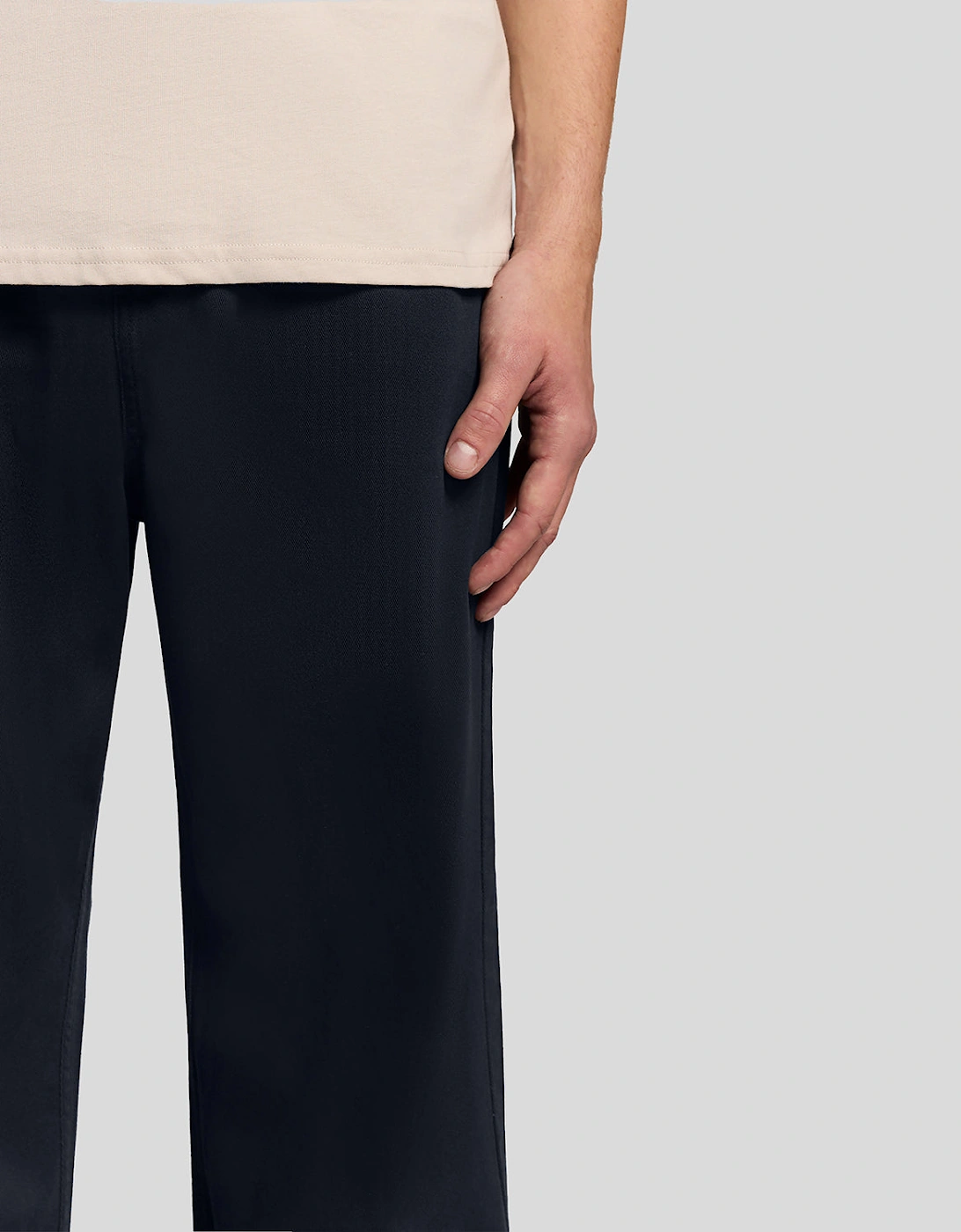 Washed Pleated Trousers