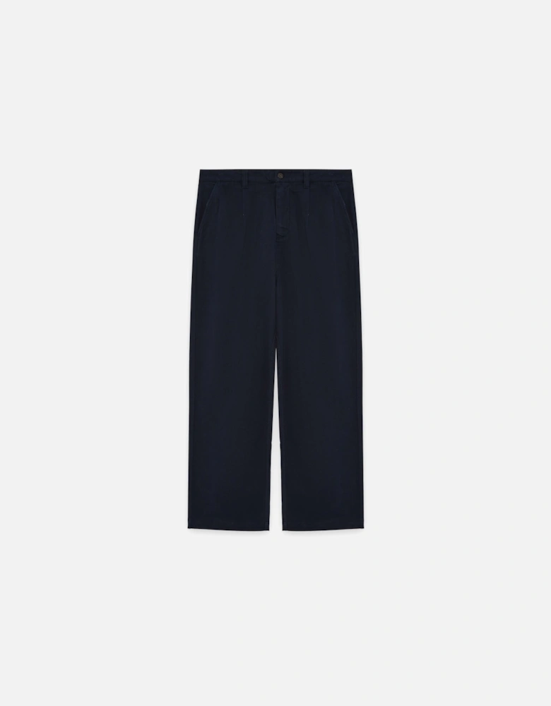 Washed Pleated Trousers