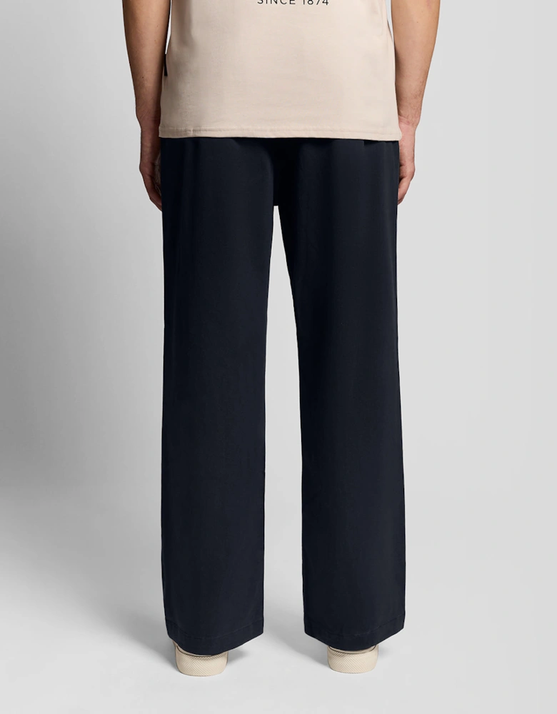 Washed Pleated Trousers