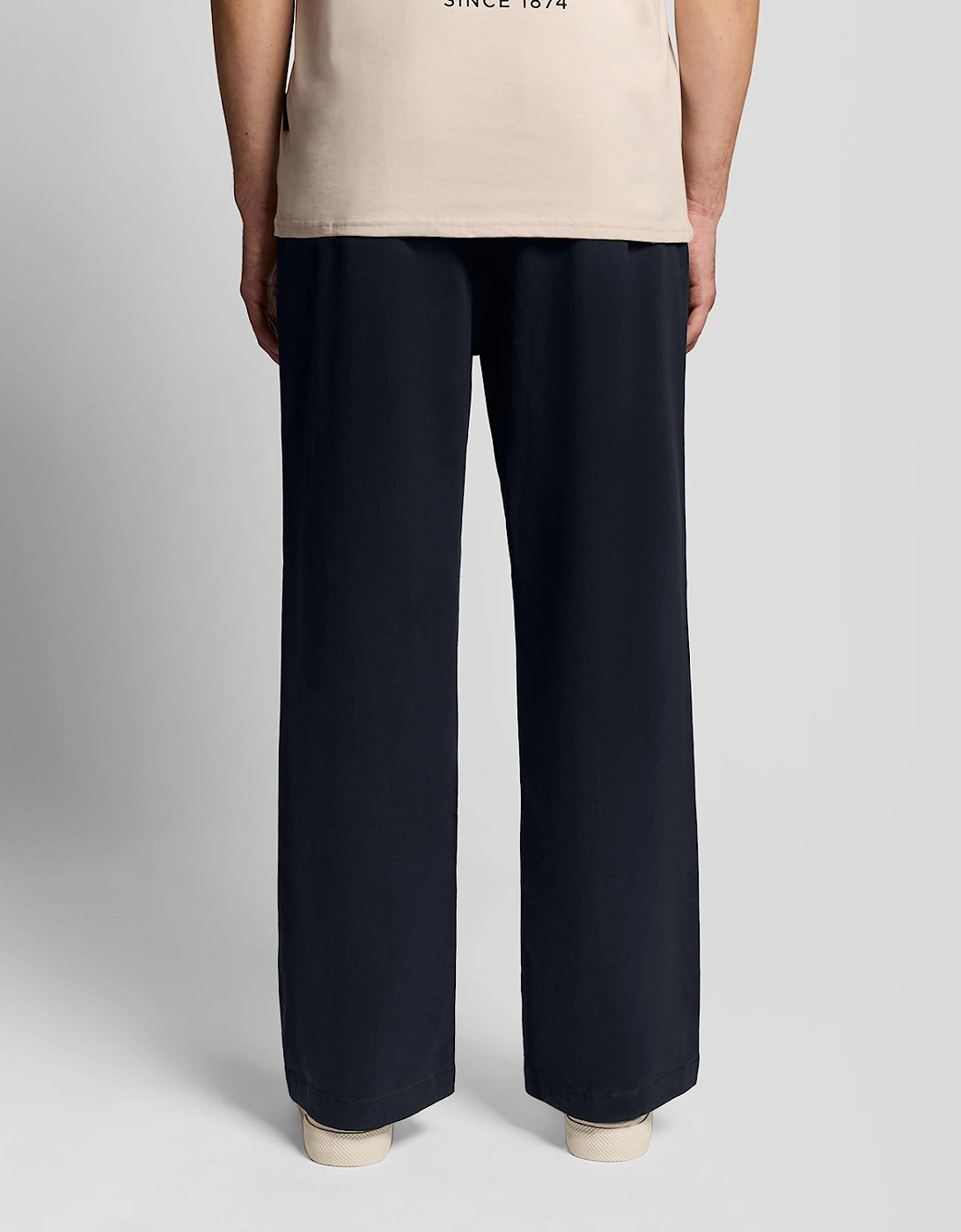 Washed Pleated Trousers