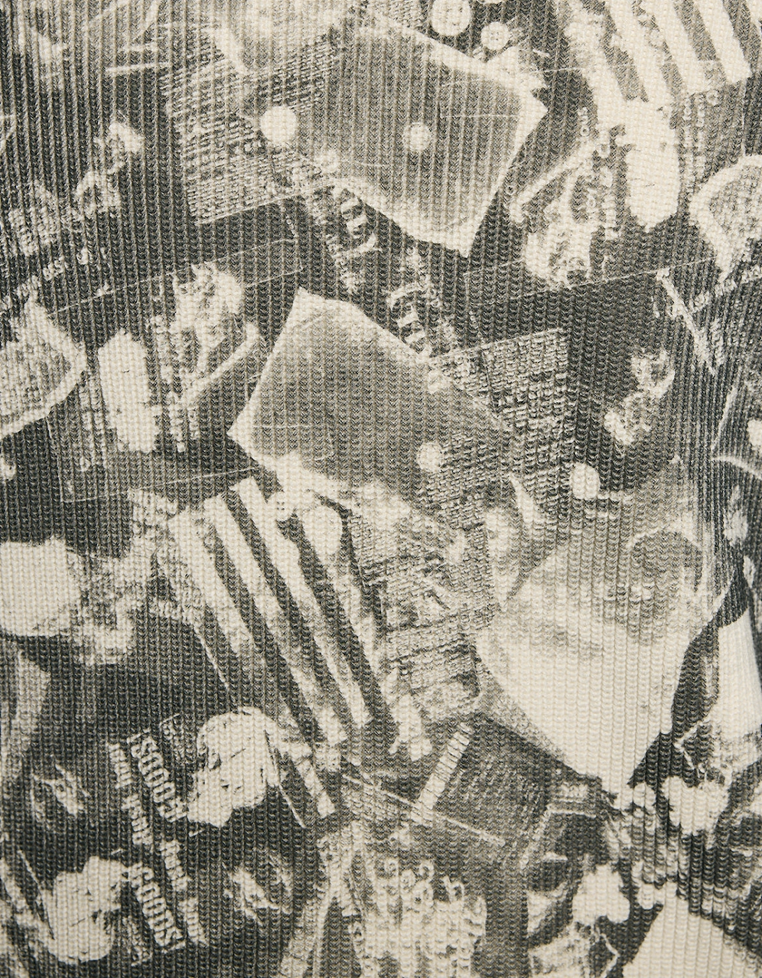 Printed Crew Neck Jumper