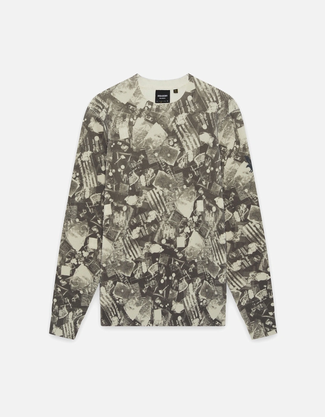 Printed Crew Neck Jumper