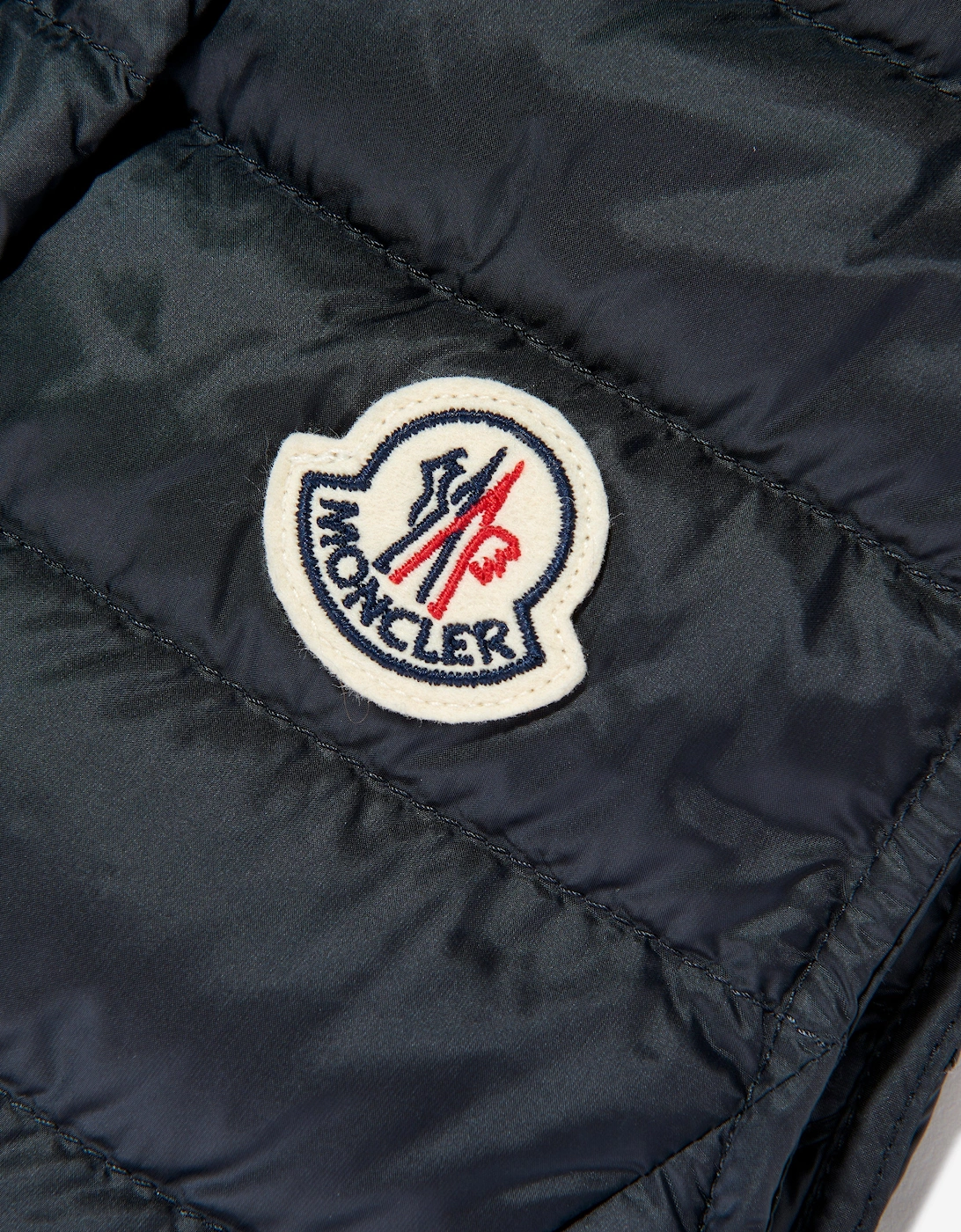 Enfant Girls Down Padded Liane Gilet in Navy