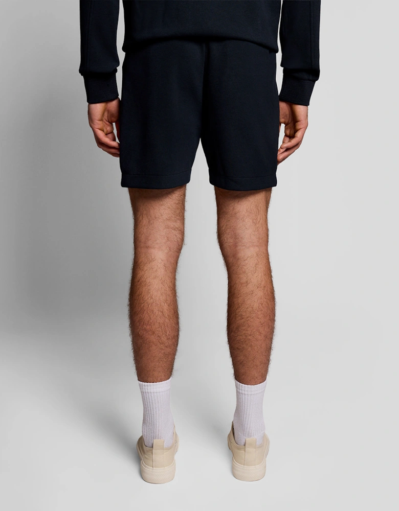 Cotton Blend Track Sweat Shorts