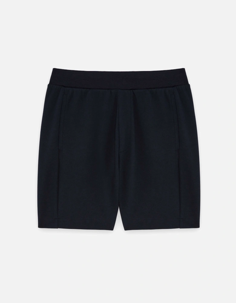 Cotton Blend Track Sweat Shorts