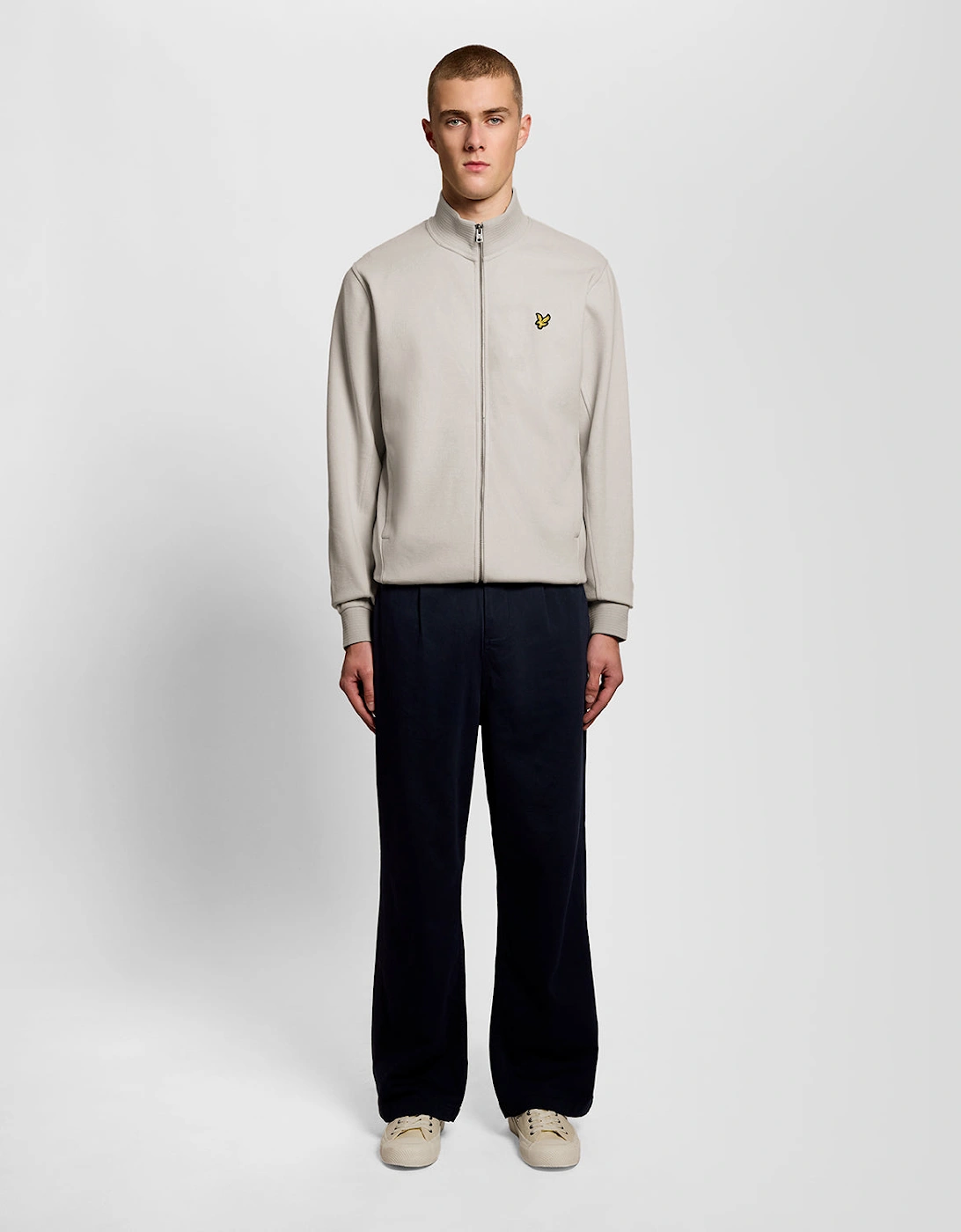 Cotton Blend Track Jacket