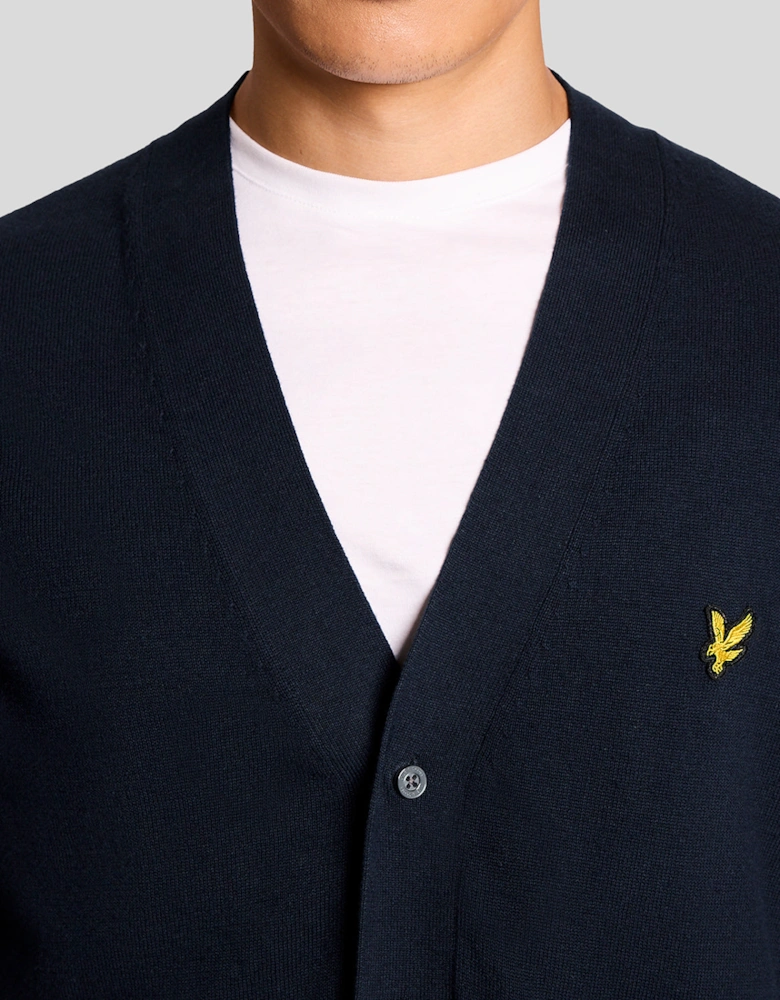 Cotton V-Neck Cardigan