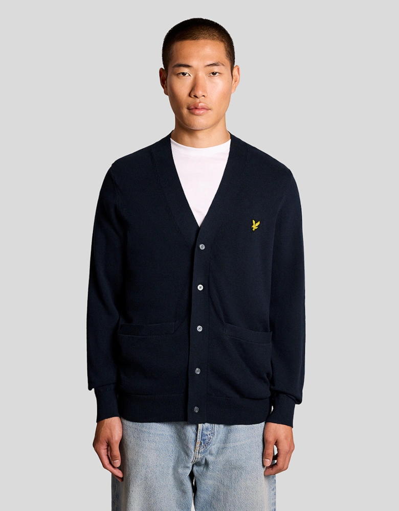 Cotton V-Neck Cardigan