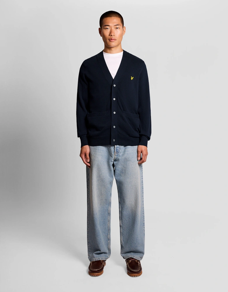 Cotton V-Neck Cardigan