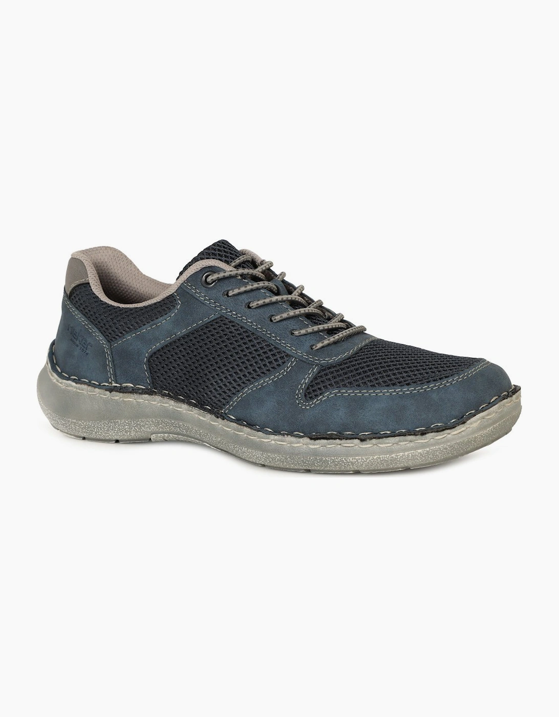 Rieker Men's Navy Dawlish Shoes - Size: 6.5