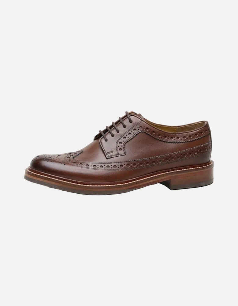Longwing Brogue Country Leather Men's Choco Shoes