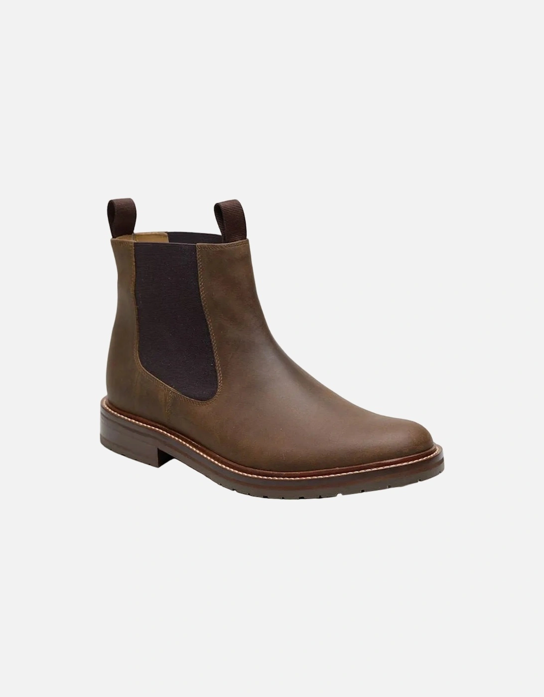 Country Chelsea Leather Men's Choco Boots, 4 of 3