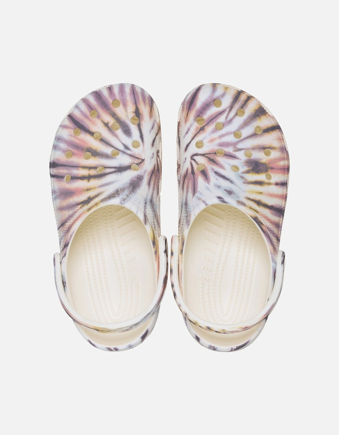 Classic Tie Dye Clog Thermoplastic Women's Chalk/Multi Clogs