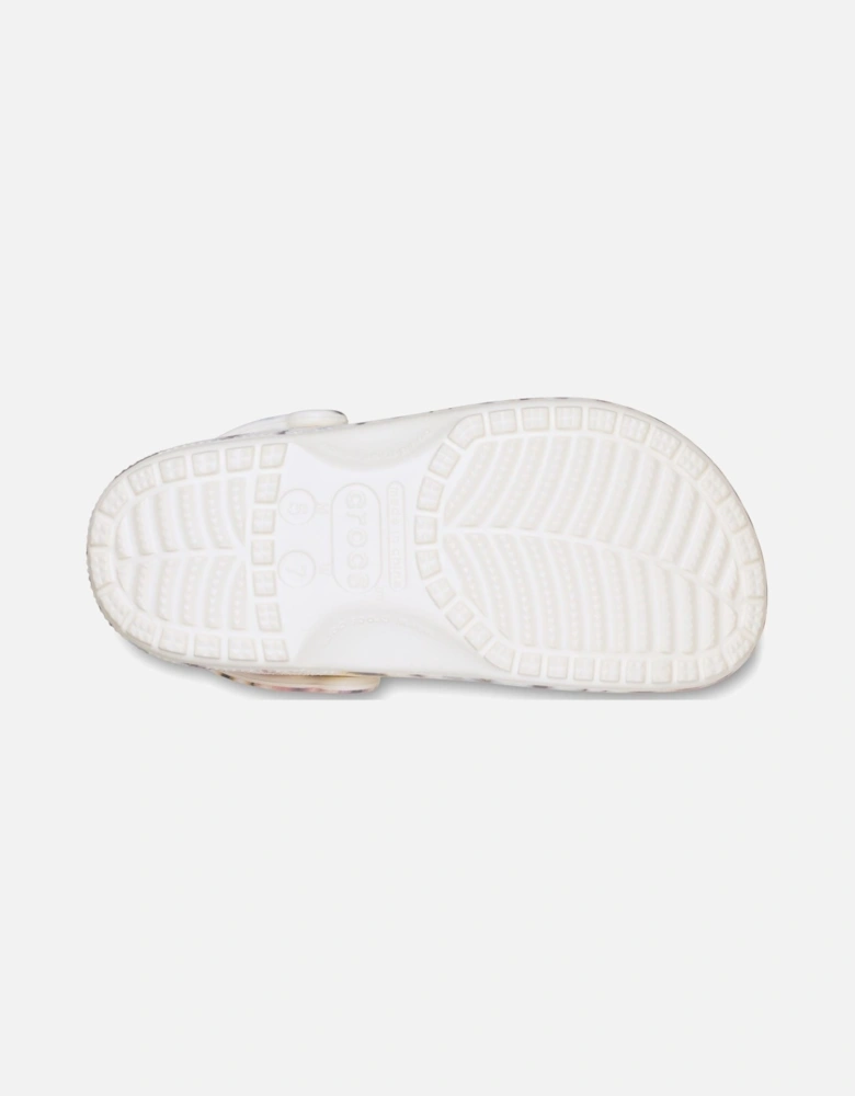 Classic Tie Dye Clog Thermoplastic Women's Chalk/Multi Clogs