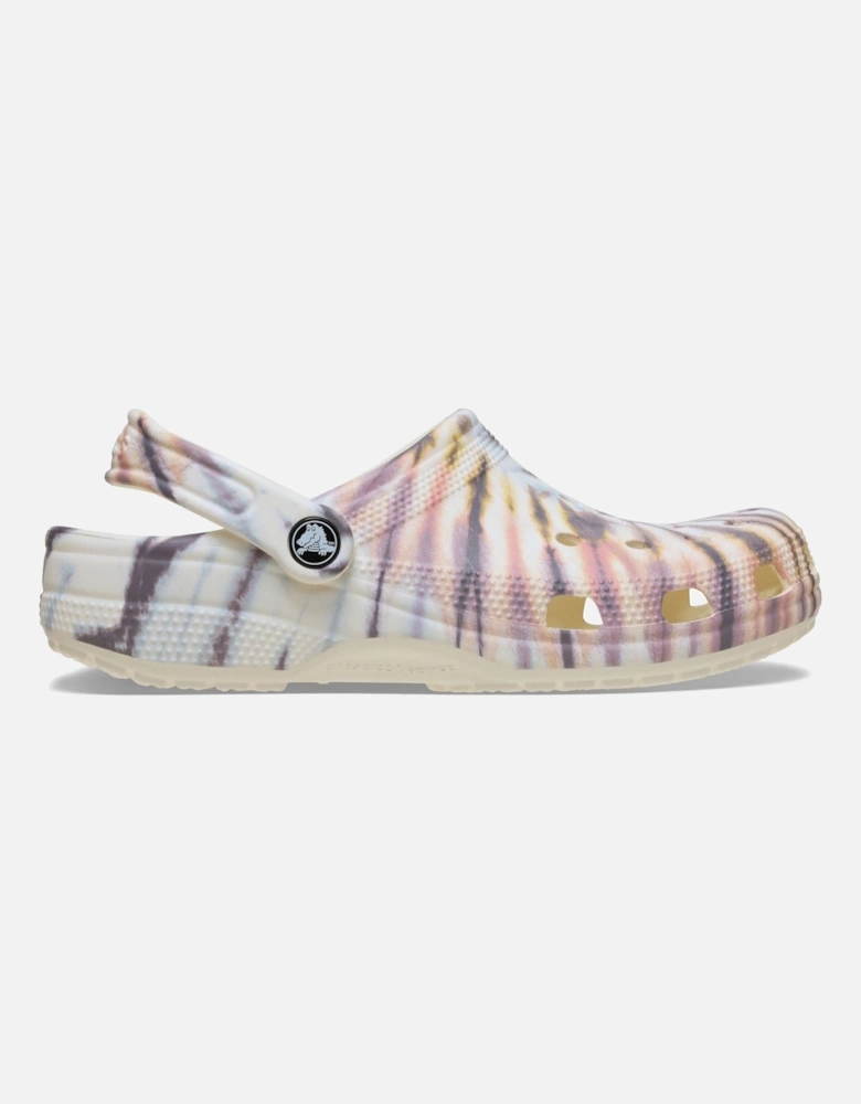 Classic Tie Dye Clog Thermoplastic Women's Chalk/Multi Clogs