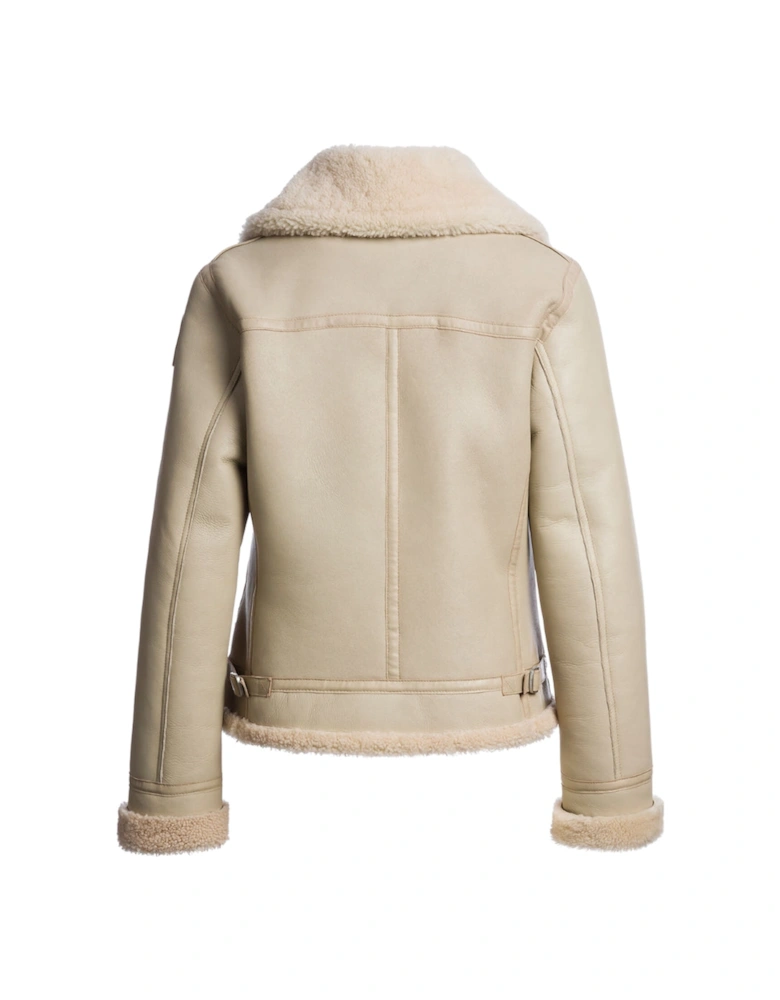 Gialean Special Oat Brown Leather Jacket