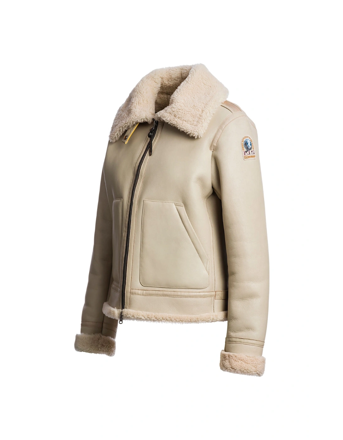 Gialean Special Oat Brown Leather Jacket