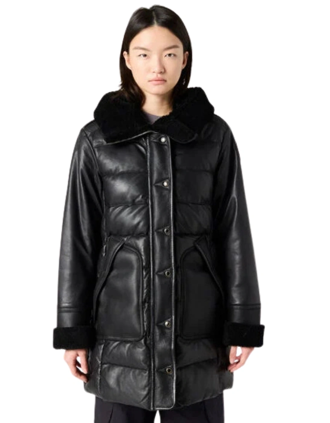 Demi Special Black Leather Jacket