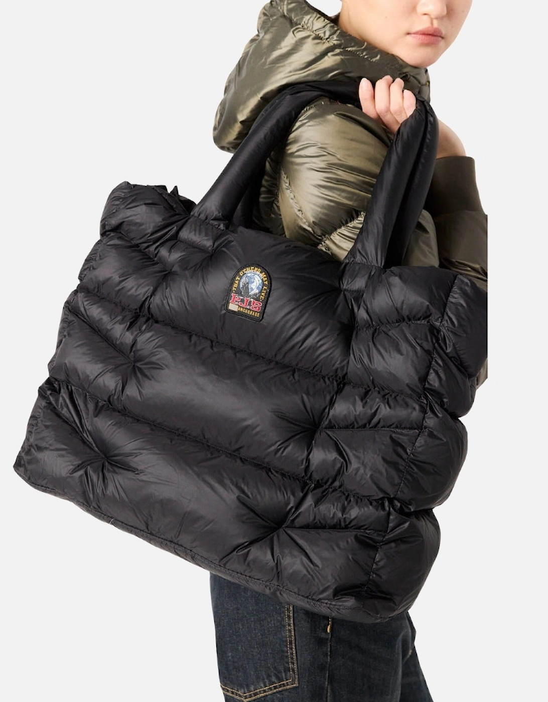 Hollywood Top Handle Black Bag