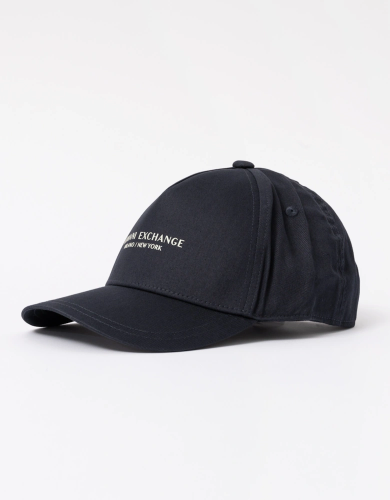 Milano/New York Logo Baseball Cap - Deep Navy UB101