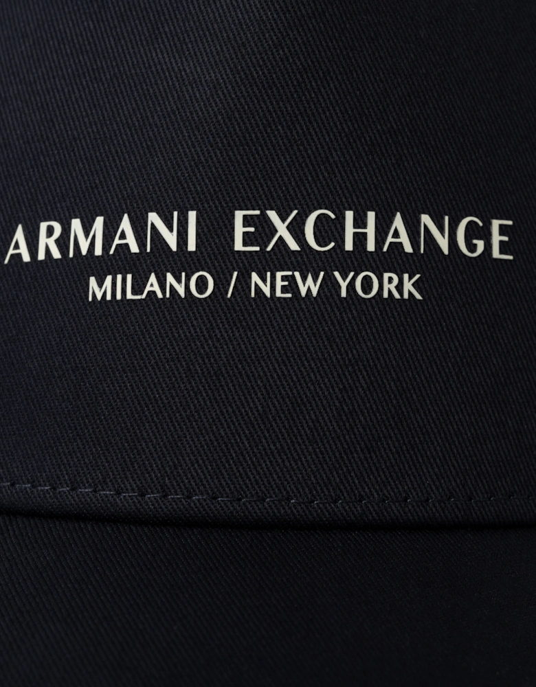 Milano/New York Logo Baseball Cap - Deep Navy UB101