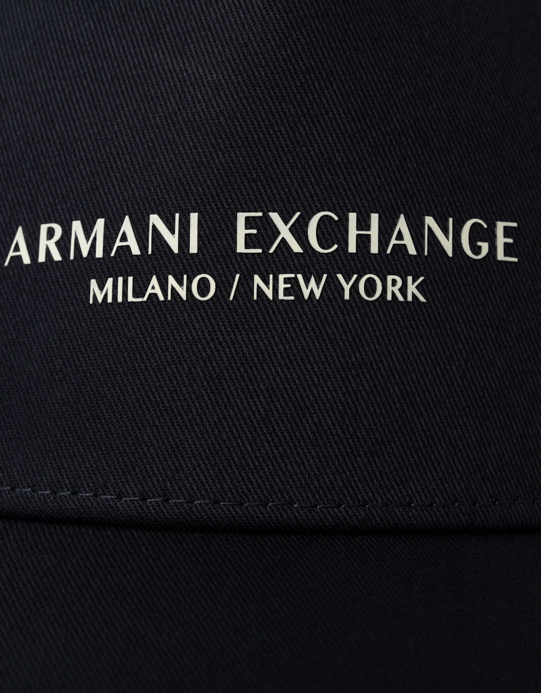 Milano/New York Logo Baseball Cap - Deep Navy UB101