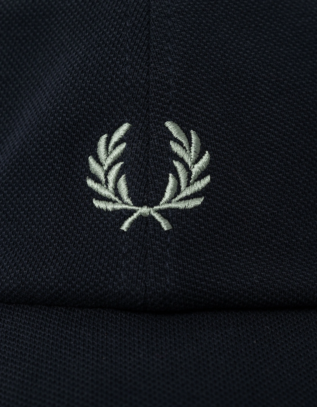 Mens Pique Classic Cap - Navy/Seagrass T73