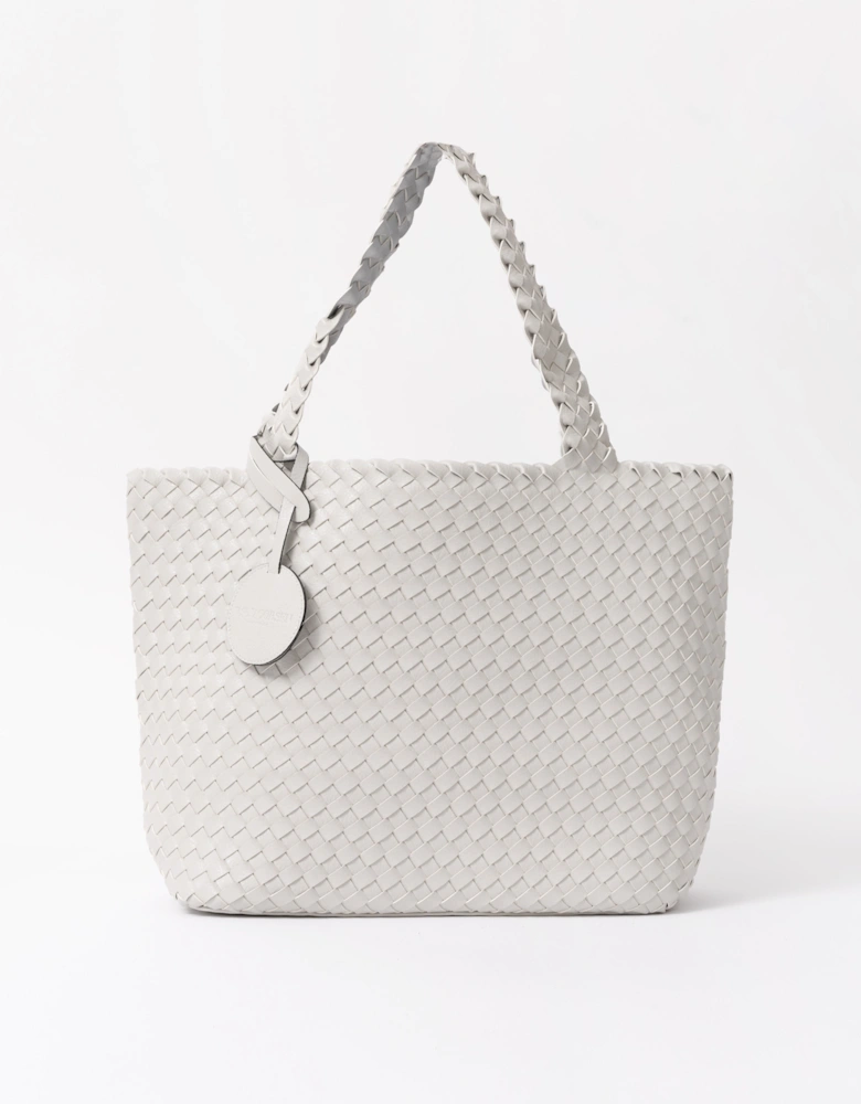 Reversible Braided Shopper - Moonstruck Silver 030710