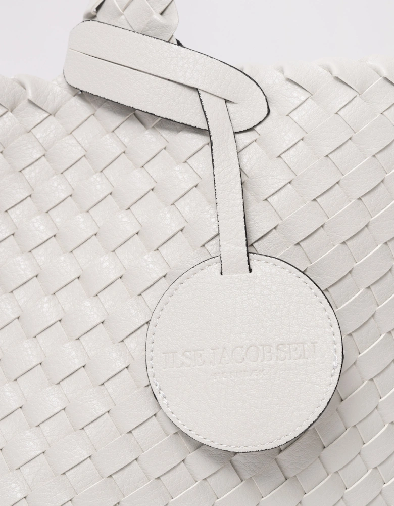 Reversible Braided Shopper - Moonstruck Silver 030710