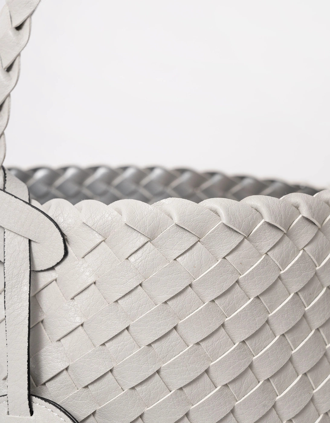 Reversible Braided Shopper - Moonstruck Silver 030710