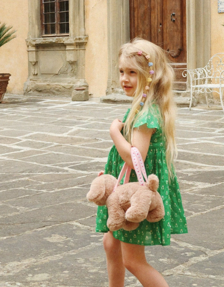 Konges Sløjd Girls Puppy Bag in Beige