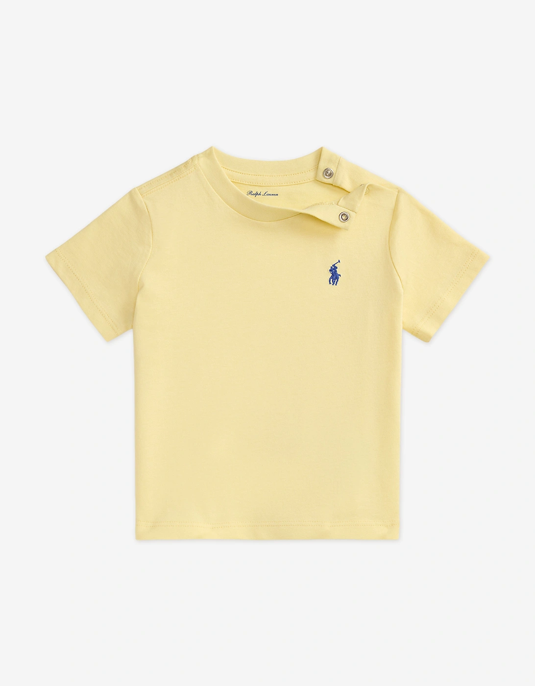 Baby Boys Logo Jersey T-Shirt in Yellow, 5 of 4