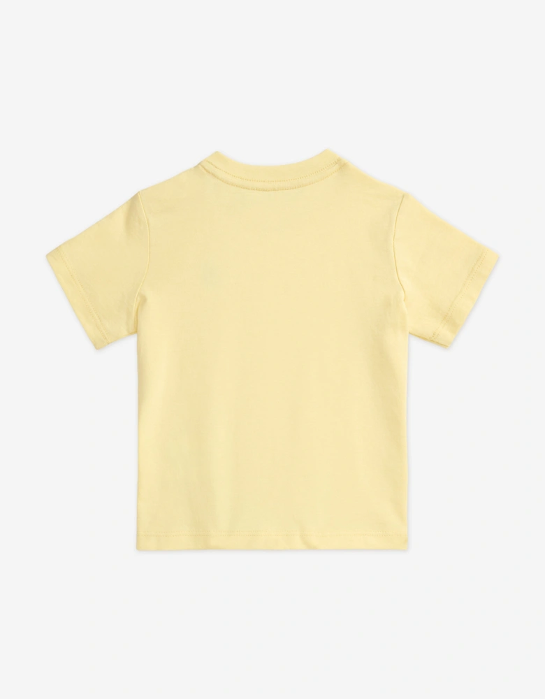 Baby Boys Logo Jersey T-Shirt in Yellow